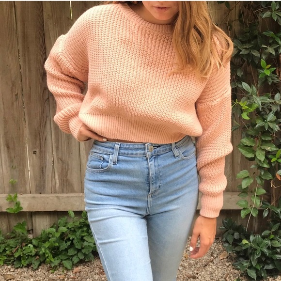 NWOT Urban Outfitters pink sweater - Picture 3 of 3